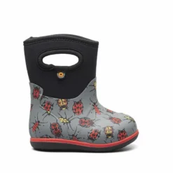 Baby Bogs Classic Wellingtons Bugs Grey