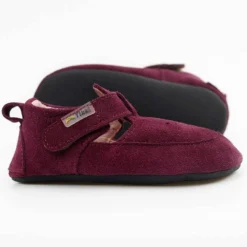 Tikki Kids Pouf Shoes Wine Suede -Happy Little Soles Shop 1z0a5576