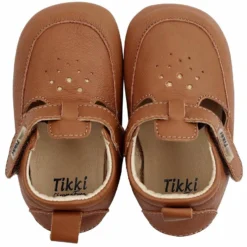 Tikki Kids Pouf Shoes Granola Leather -Happy Little Soles Shop 1z0a5603