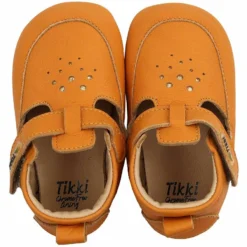 Tikki Kids Pouf Shoes Mango Leather -Happy Little Soles Shop 1z0a5658