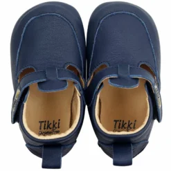 Tikki Kids Pouf Shoes Midnight Leather -Happy Little Soles Shop 1z0a5674