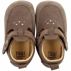 Tikki Kids Pouf Shoes Almond Suede 9 Tikki Kids Pouf Shoes Almond Suede -Happy Little Soles Shop 1z0a5785