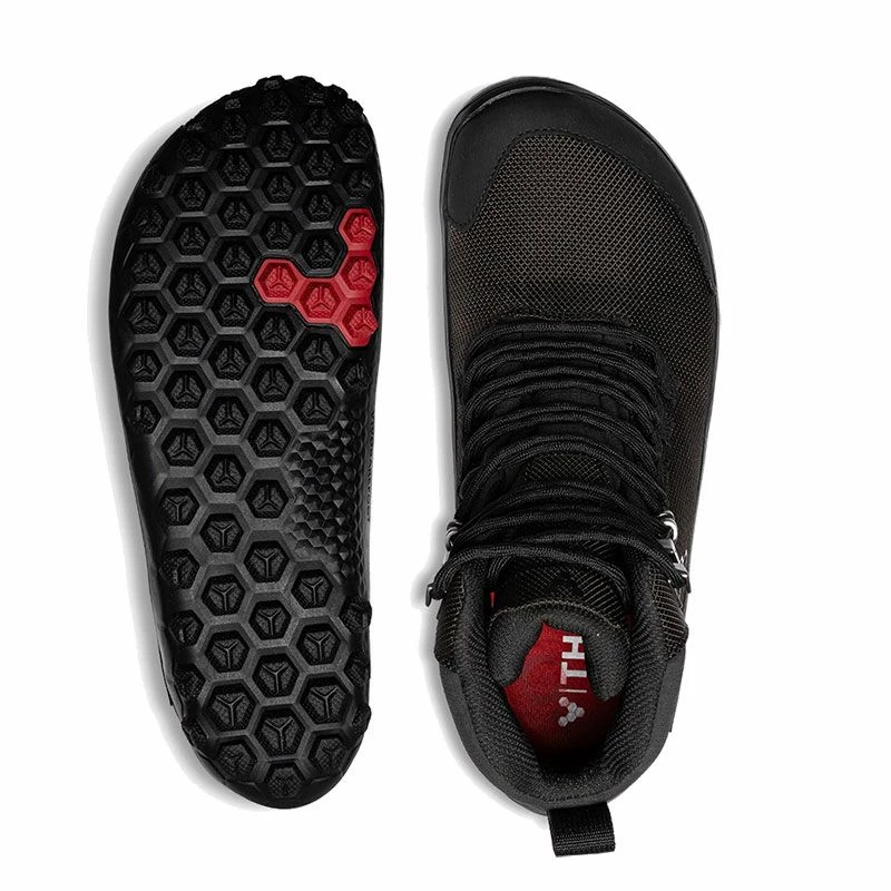 Vivobarefoot Men's Tracker Textile Boots Obsidian 3 Vivobarefoot Men's Tracker Textile Boots Obsidian