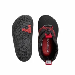 Vivobarefoot Toddlers Lumi Boots Obsidian (Black Sole) -Happy Little Soles Shop 2 36