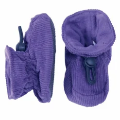 MP Denmark Corduroy Booties Dark Violet