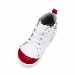 Bobux I-Walk Alley-Oop Boot Rainbow Red -Happy Little Soles Shop 637112b