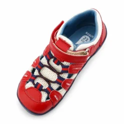 Bobux Summit Sandal Red Navy -Happy Little Soles Shop 637207rednavysummit3