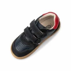 Bobux I-Walk Riley Navy Red -Happy Little Soles Shop 638105navyredriley2