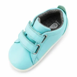 Bobux SU Grass Court Aqua -Happy Little Soles Shop 728940aquagrasscourt3