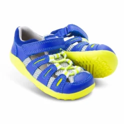 Bobux SU Summit Sandal Blueberry Neon -Happy Little Soles Shop 731602blueberryneonsummit4