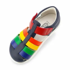 Bobux SU Tidal Sandal Navy Multi -Happy Little Soles Shop 732509navymultitidal3