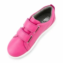 Bobux Kid+ Grass Court Fuchsia -Happy Little Soles Shop 832440fuchsiagrasscourt3