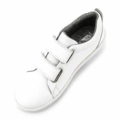 Bobux Kid+ Grass Court White -Happy Little Soles Shop 832447whitegrasscourt3