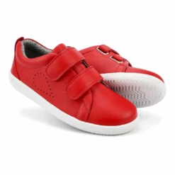 Bobux Kid+ Grass Court Red 11 Bobux Kid+ Grass Court Red -Happy Little Soles Shop 832451redgrasscourt1 1