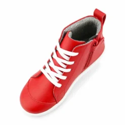 Bobux Kid+ Alley-Oop Boot Red -Happy Little Soles Shop 837509d