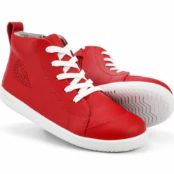 Bobux Kid+ Alley-Oop Boot Red -Happy Little Soles Shop 837509e