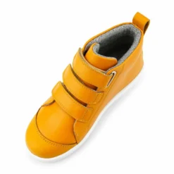 Bobux Kid+ Hi Court Butterscotch -Happy Little Soles Shop 837811c