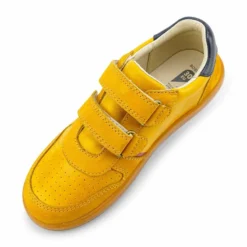 Bobux Kid+ Riley Chartreuse Navy -Happy Little Soles Shop 838103echartreusenavyriley3