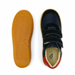 Bobux Kid+ Riley Navy Red -Happy Little Soles Shop 838105enavyredriley4