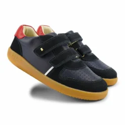 Bobux Kid+ Riley Navy Red -Happy Little Soles Shop 838105enavyredriley6