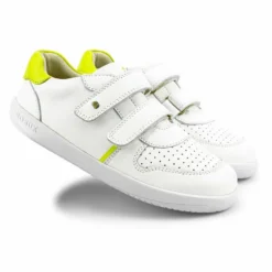 Bobux Kid+ Riley White Neon -Happy Little Soles Shop 838111whiteneonriley4