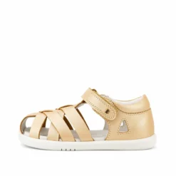 Bobux Tropicana II Sandals Pale Gold -Happy Little Soles Shop b2 1