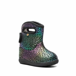 Baby Bogs II Rainbow Black -Happy Little Soles Shop baby bogs ii rainbow black 5 final