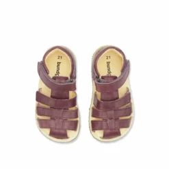 Bundgaard Kids Sebastian Sandals Dark Rose -Happy Little Soles Shop bg202149g 726 4