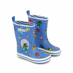 Bundgaard Kids Classic Charly High Wellingtons Astronaut -Happy Little Soles Shop bg401021 919 2