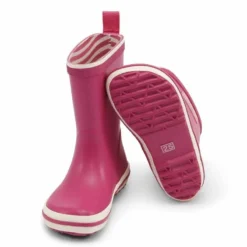 Bundgaard Kids Classic Charly High Wellingtons Raspberry -Happy Little Soles Shop bg401021 03 710 1