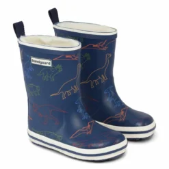 Bundgaard Classic Charly High Winter Wellingtons Dinosaur -Happy Little Soles Shop bg401033 02 977 1