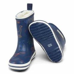Bundgaard Classic Charly High Winter Wellingtons Dinosaur -Happy Little Soles Shop bg401033 03 977 1