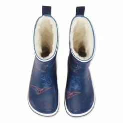 Bundgaard Classic Charly High Winter Wellingtons Dinosaur -Happy Little Soles Shop bg401033 04 977 2
