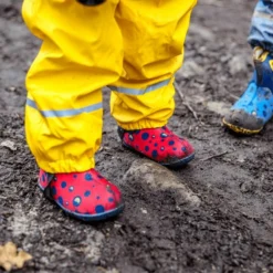 Spotty Otter Baby Bogs Red -Happy Little Soles Shop bog spotty otter red 4