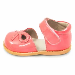 Livie And Luca Bow Coral -Happy Little Soles Shop bow coral side