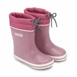 Bundgaard Cirro High Warm Wellingtons Dark Rose -Happy Little Soles Shop cirro high warm wellingtons dark rose