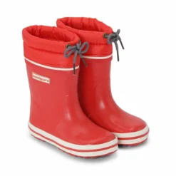 Bundgaard Cirro High Warm Wellingtons Red -Happy Little Soles Shop cirro high warm wellingtons red
