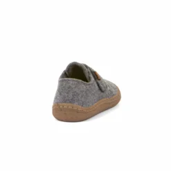 Froddo Barefoot Wool Slippers Grey -Happy Little Soles Shop g1700341 4d