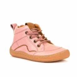 Froddo Barefoot Lace Up Boot Pink