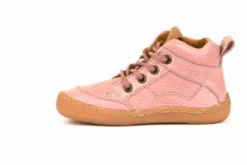 Froddo Barefoot Lace Up Boot Pink -Happy Little Soles Shop g3110189 5 03