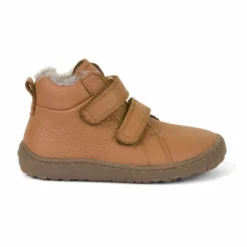 Froddo Barefoot Sheepskin Lined Boots Cognac -Happy Little Soles Shop g3110201 2ka