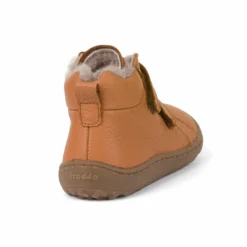Froddo Barefoot Sheepskin Lined Boots Cognac -Happy Little Soles Shop g3110201 2kd