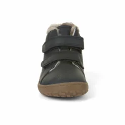 Froddo Barefoot Sheepskin Lined Boots Navy -Happy Little Soles Shop g3110201kc