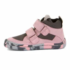 Froddo Barefoot Autumn Boots Grey Pink -Happy Little Soles Shop g3110224 7b