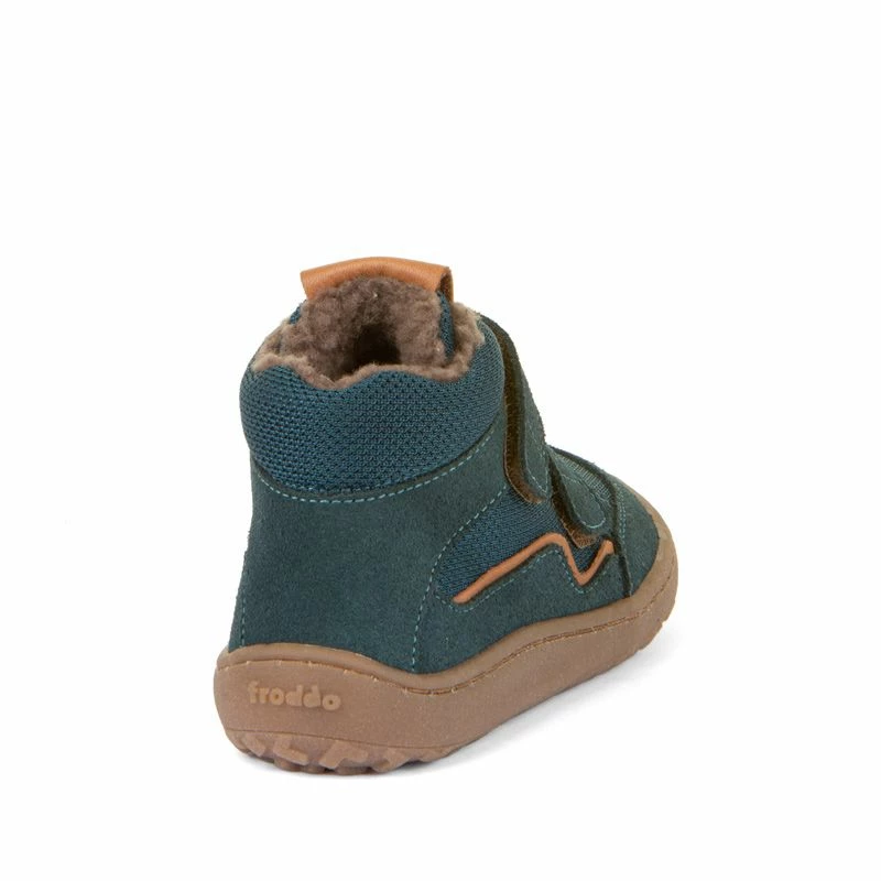 Froddo Barefoot Autumn Wool Boots Petroleum 5 Froddo Barefoot Autumn Wool Boots Petroleum - Image 3