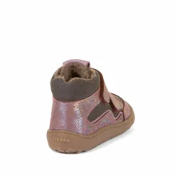 Froddo Barefoot Autumn Wool Boots Pink Shine -Happy Little Soles Shop g3110229 4 2d 0003