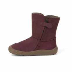 Froddo Barefoot Waterproof Suede Boots Bordeaux -Happy Little Soles Shop g3160170 1b
