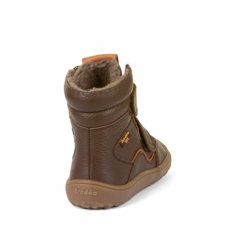 Froddo Barefoot Waterproof Winter Boots Brown Leather 7 Froddo Barefoot Waterproof Winter Boots Brown Leather - Image 5