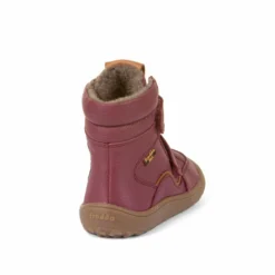 Froddo Barefoot Waterproof Winter Boots Bordeaux Leather -Happy Little Soles Shop g3160204 6 2d 0003
