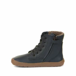 Froddo Barefoot Waterproof Lace Up Boots Dark Blue -Happy Little Soles Shop g3160209 3 2d 0002